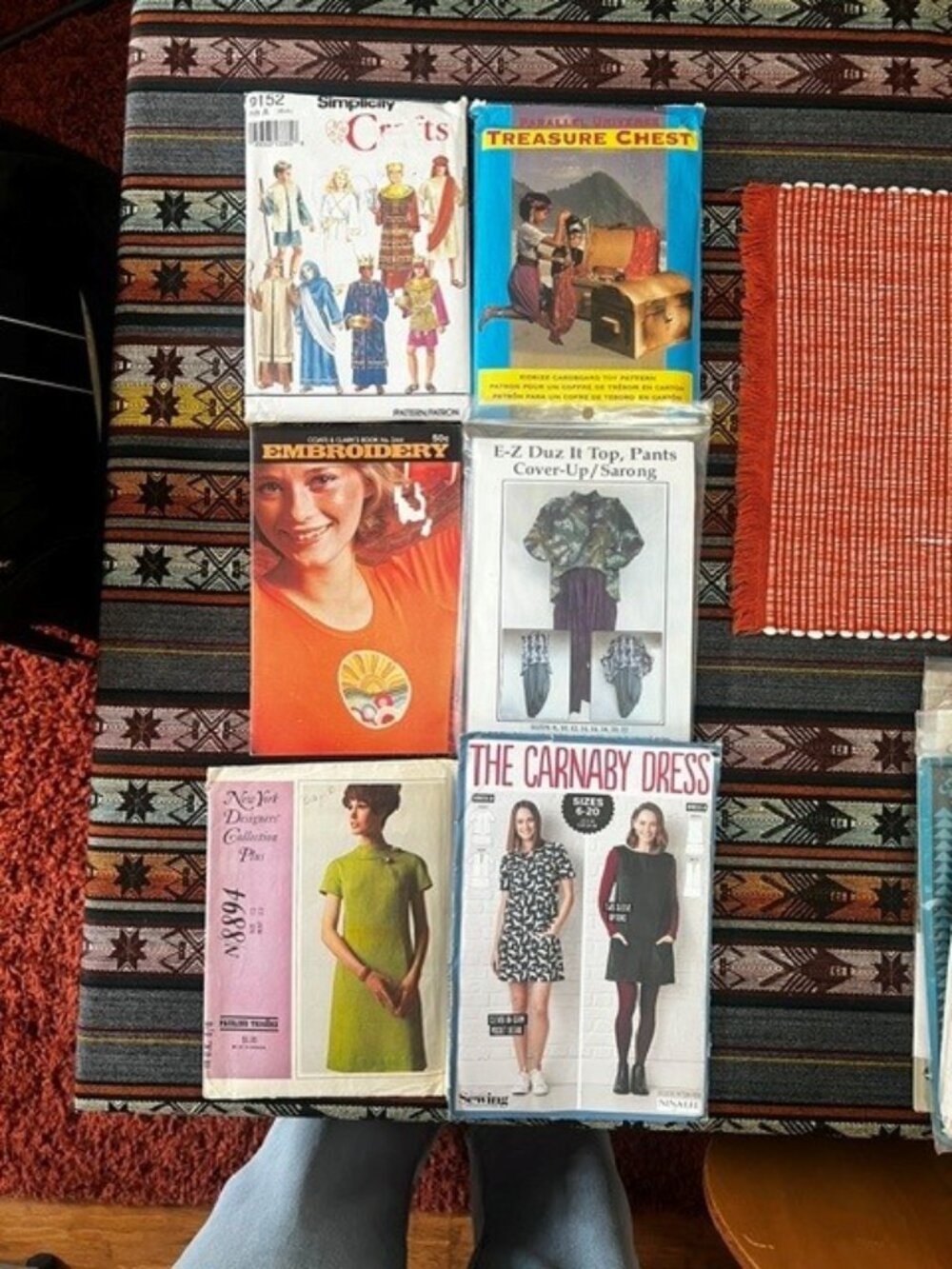 Misc. Vintage Sewing/Craft Patterns. To be auctioned LIVE. See details below.